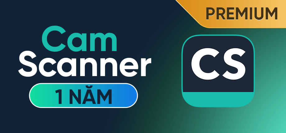 CamScanner Premium 1 năm - Tài khoản	